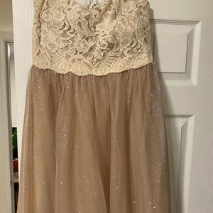women’s rue 21 strapless dress